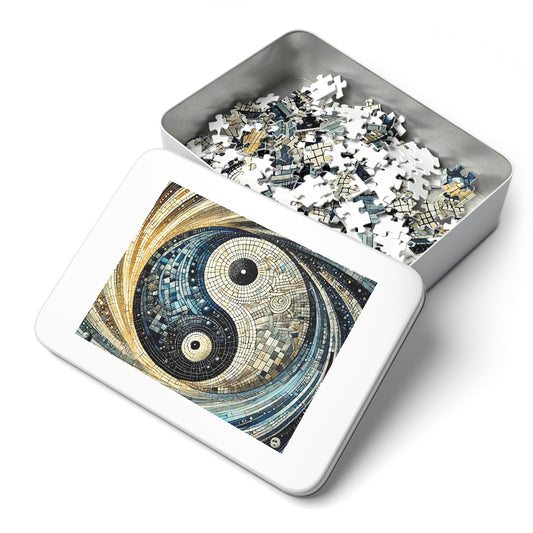 Jigsaw Puzzle | Eternal Equilibrium Yin and Yang-Puzzle-Puzzled Pieces-Printify