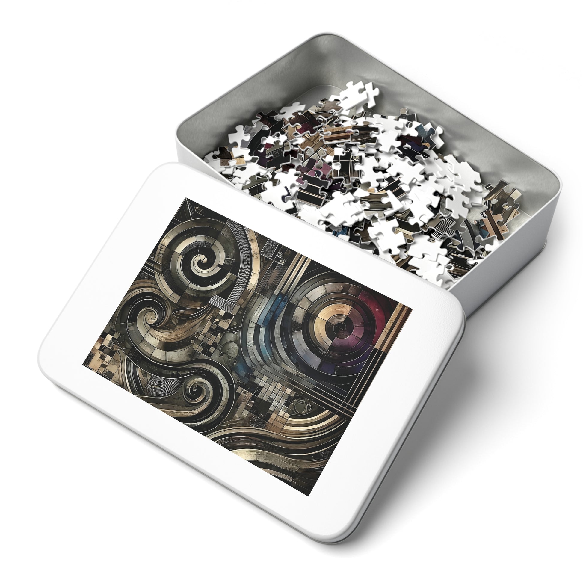 Jigsaw Puzzle | Spiral of Contemplation (252 Pieces)-Puzzle-Puzzled Pieces-Printify